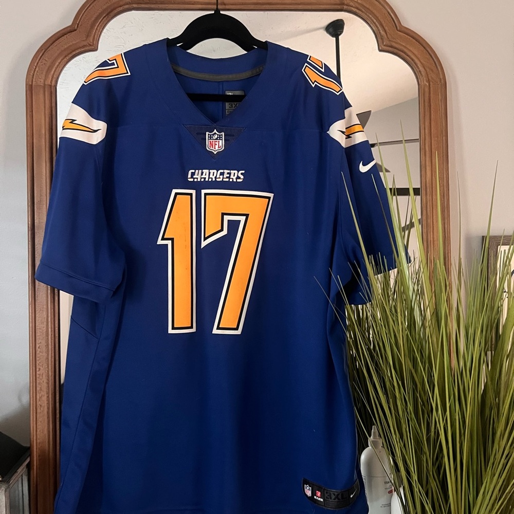 NFL LA Charger Blue Dri-Fit Jersey 3XL